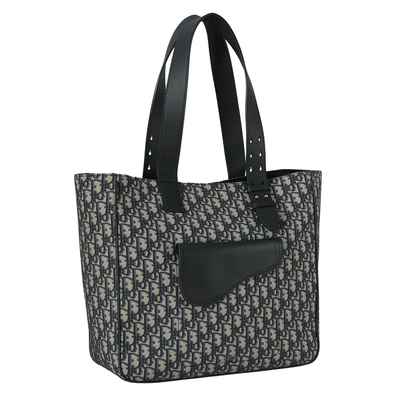 CHRISTIAN DIOR(USED)크리스찬디올 오블리크 자카드 새들 토트백
